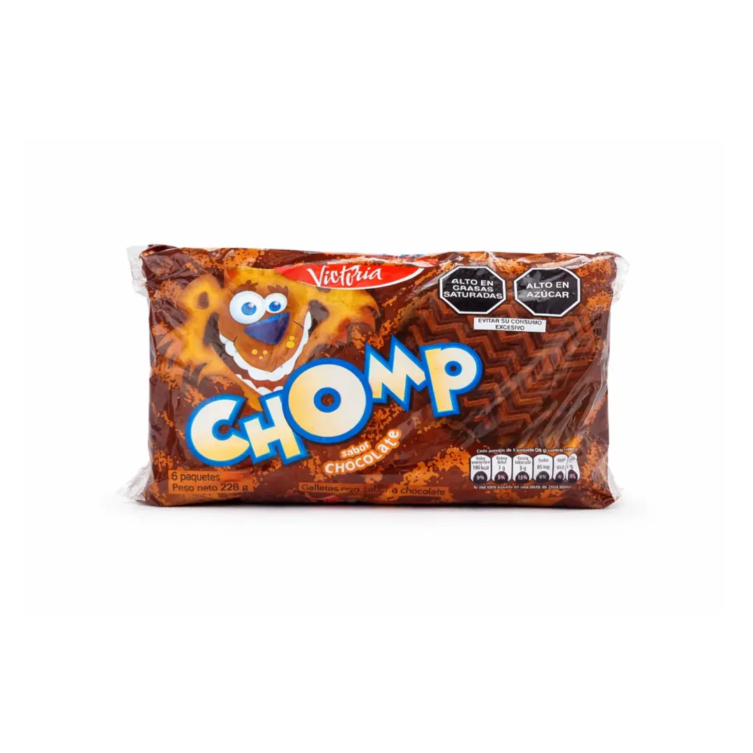 CHOMP GALLETAS CHOCOLATE 228G CHOMP GALLETAS CHOCOLATE 228G