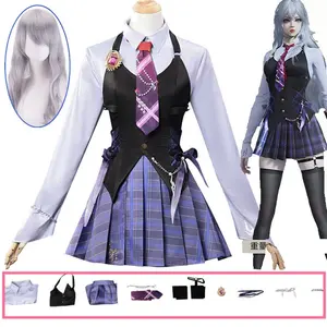 Game Naraka: Bladepoint Tarka Ji Cosplay Costume Girl Tarka Uniform Wig Suit Halloween Party Play Outfit for Woman Clothing