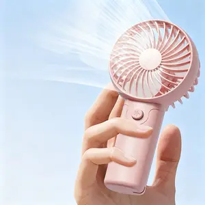 Aaa Battery Powered Mini Handheld Fan, Compact Personal Fan for Travel, Camping, Kids, Girls, Portable Pocket Cooling Fan