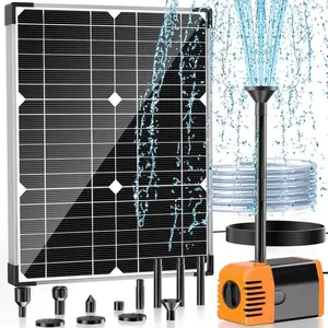 20W 280GPH Solar Water Fountain Pump (Orange) 20W 280GPH Solar Water Fountain Pump (Orange)