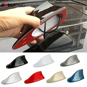 Car Radio Shark Fin Car Shark Antenna Radio FM Signal Design for All Automobiles Aerials Auto Exterior Styling Replacement Parts