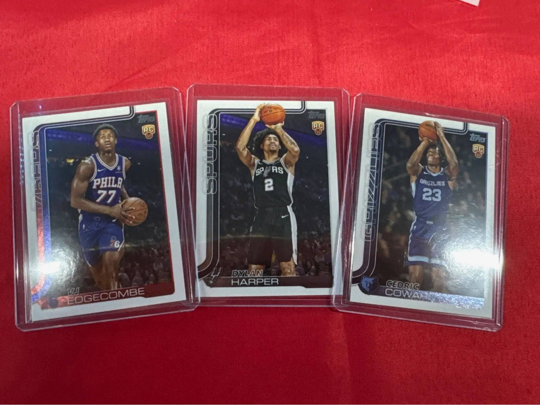 NBA Rookies BUNDLE- Dylan Harper, VJ Edgecomb, and Cedric Coward