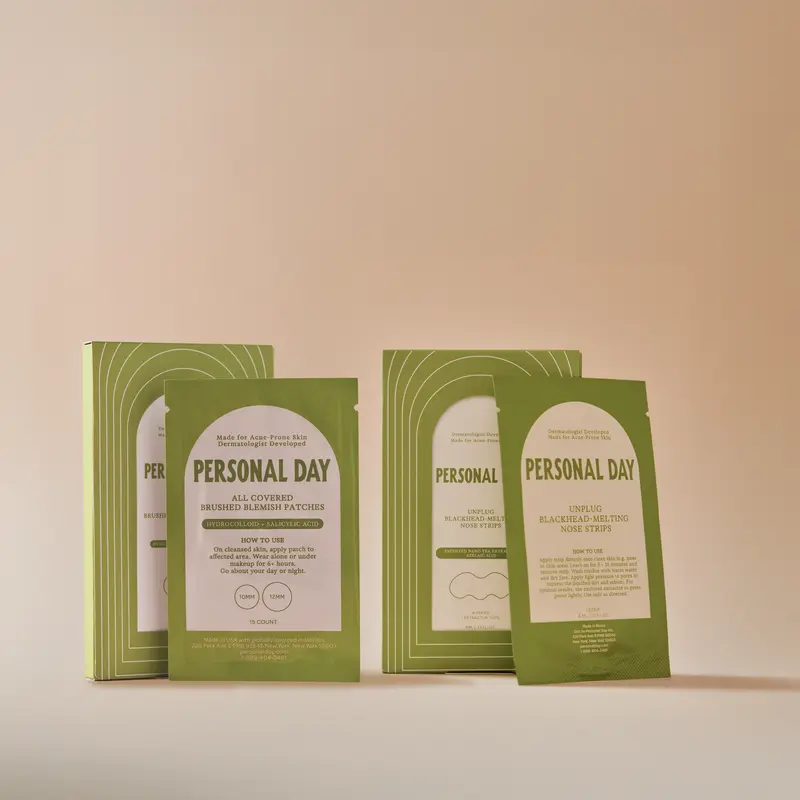 Acne Patches Duo: Salicylic Acid Blemish Patches + Blackhead-Clearing Strips