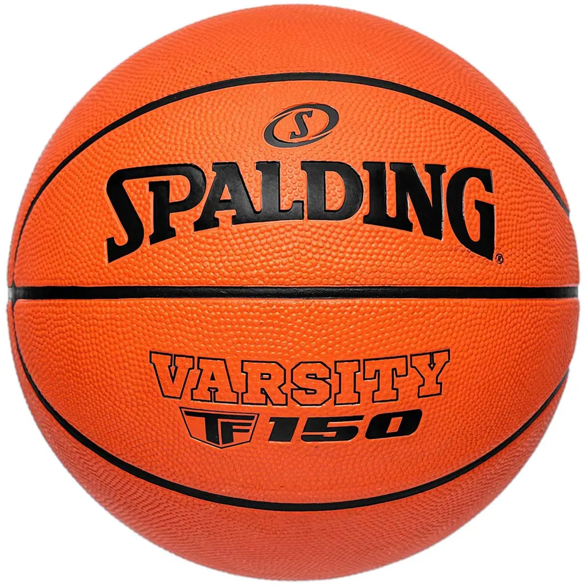 Spalding Varsity TF-150 Men's Rubber Basketball, 29.5" Size 7 Regulation Ball Sports Equipment