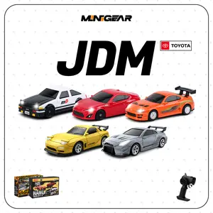 MiniGear 1/64 Officially Licensed Toyota RC Drift Car – AE86, GT86 & Supra Edition, Detachable Body, LED Lights, Dual-Speed Mode, USB Rechargeable – Perfect Gift for Kids & Collectors