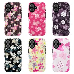 Japanese Washi Sakura Case | Aesthetic Cherry Blossom & Wave Art | Vintage Oriental Floral Pattern Cover | for iPhone 17/16/15/14/13/12/11ProMax Plus for Samsung phones, suitable for both men and women, Perfect Gift for Women Men.A gift for the fans.