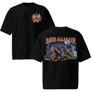D.A.C Shirt, Vintage Motor Cowboy, Outlaw Country Rock Guitar Confederate Classic Casual Unisex, Southern Rock Western Style Shirt