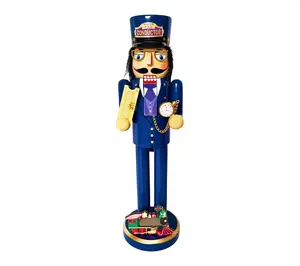 Santa's Workshop 14" North Pole Conductor Nutcracker