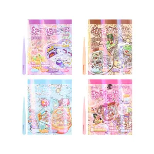 DIY Miniature Scene Creator Kit: 12 Pre-designed Stickers + 12 Blank Scene Papers, Create Your OWN Stories, Ultimate DIY Sticker Book for Scrapbooking with Total Creative Freedom. (Tweezers Included)