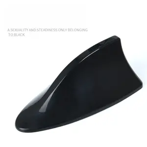 Universal modified shark fin car antenna, roof spoiler decorative light, wireless signal reception, Car Accessories