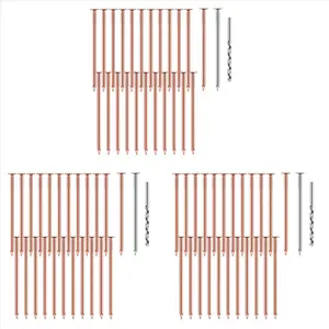 75 Pcs Copper Nails to Killing Trees,3.5 Inch Pure Copper Nails Bulk,Stump Removal Spikes Hardware Nails for Trees