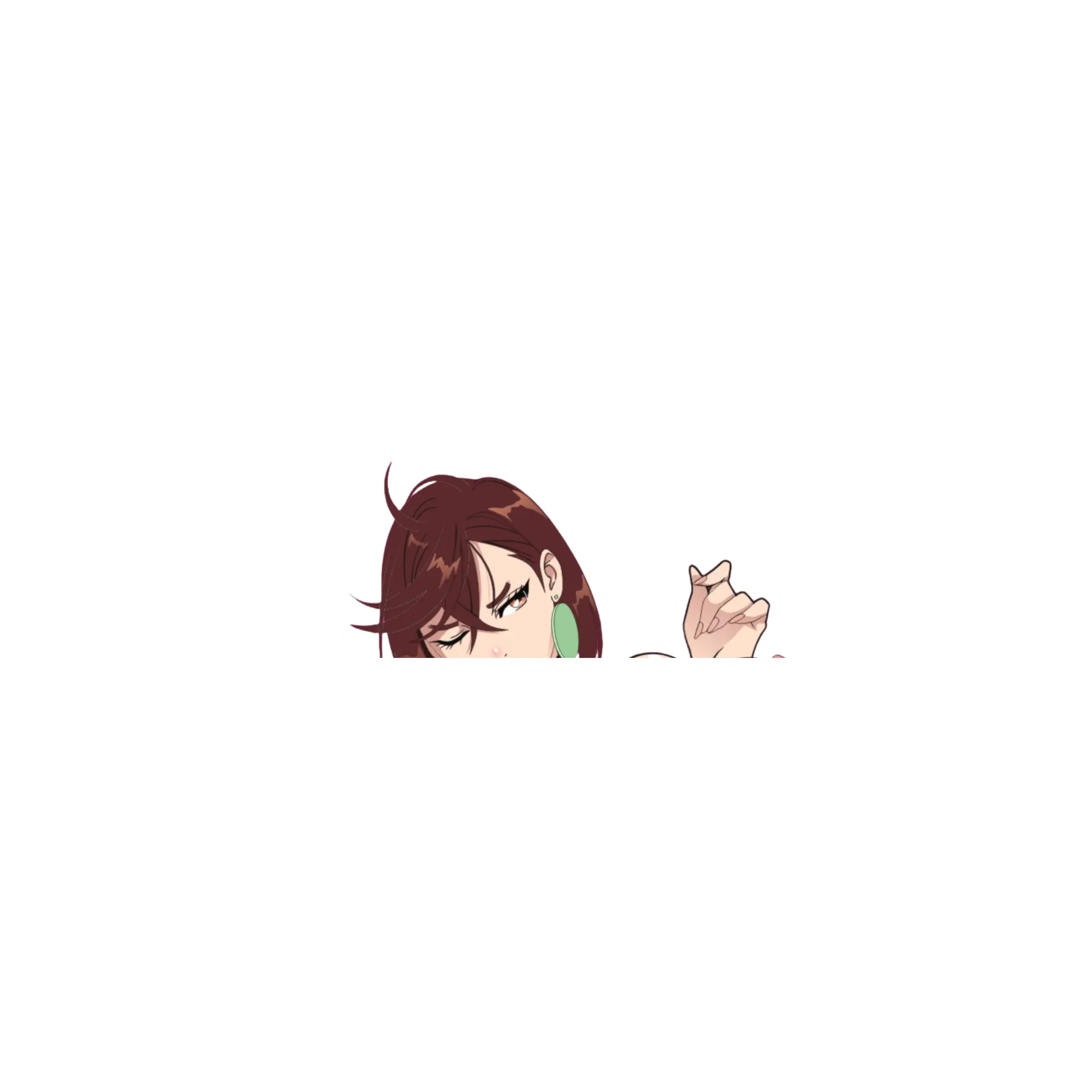 momo sticker, anime sticker, full stickers, laptop sticker, car sticker, r34-2