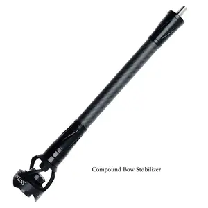 【FathersDayGift】Carbon Bow Stabilizer with Weights, Vibration & Noise Reduction for Compound Bow