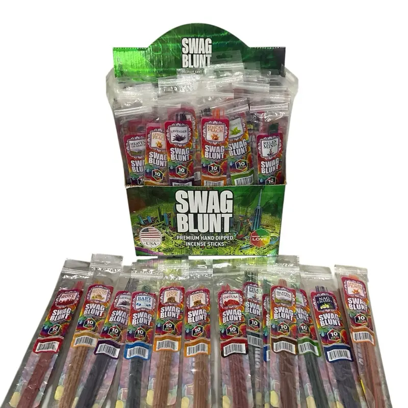 SWAGG Natural Ingredients Spiritual Incense, 72 Packs (10 Sticks Per Pack, 720 Total Sticks) for Indoors, Low Odor Home Fragrance Supply 12 Scents
