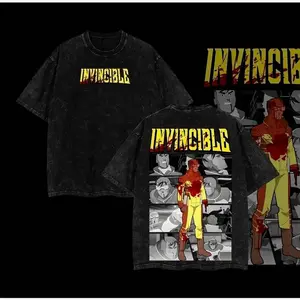 Rex Splode - Guardians of the Globe Washed Tee Invincible Season 3 Men Gift Gift For Fans Streetwear Graphic Tee Menswear Fashion Shirt TQ1