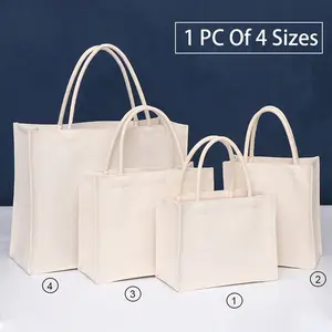 Reusable Jute Shopping Bag with Dual Handles, Large Capacity Beach Bag, Multi-Functional Grocery Storage, Holiday Gift for Loved Ones, Tote Bags