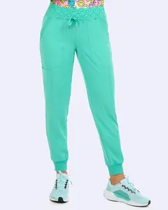 Ava Therese Smiley Jogger Scrub Pants