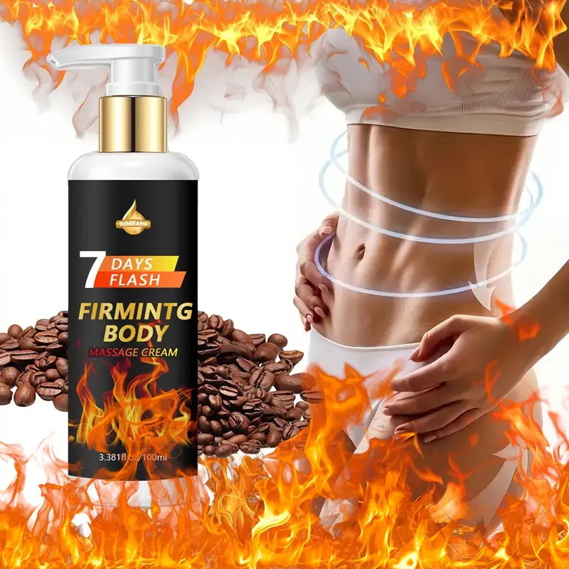 Thermo-active Body Contouring Cream—suitable for both home use and workouts; targets sagging or rough skin on the waist, abdomen, and legs for full-body shaping; soothes loose skin; features a warming sensation and absorbs easily.