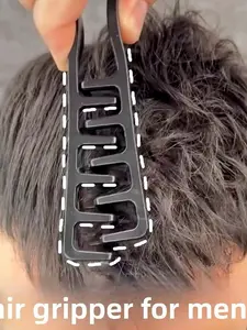 Volumizing Wide-Tooth Hair Styling Comb for Men, Portable Root Lift Volume Slick Back Flyaways, Ideal for Daily Travel Office Barber, Hair Styling Tools