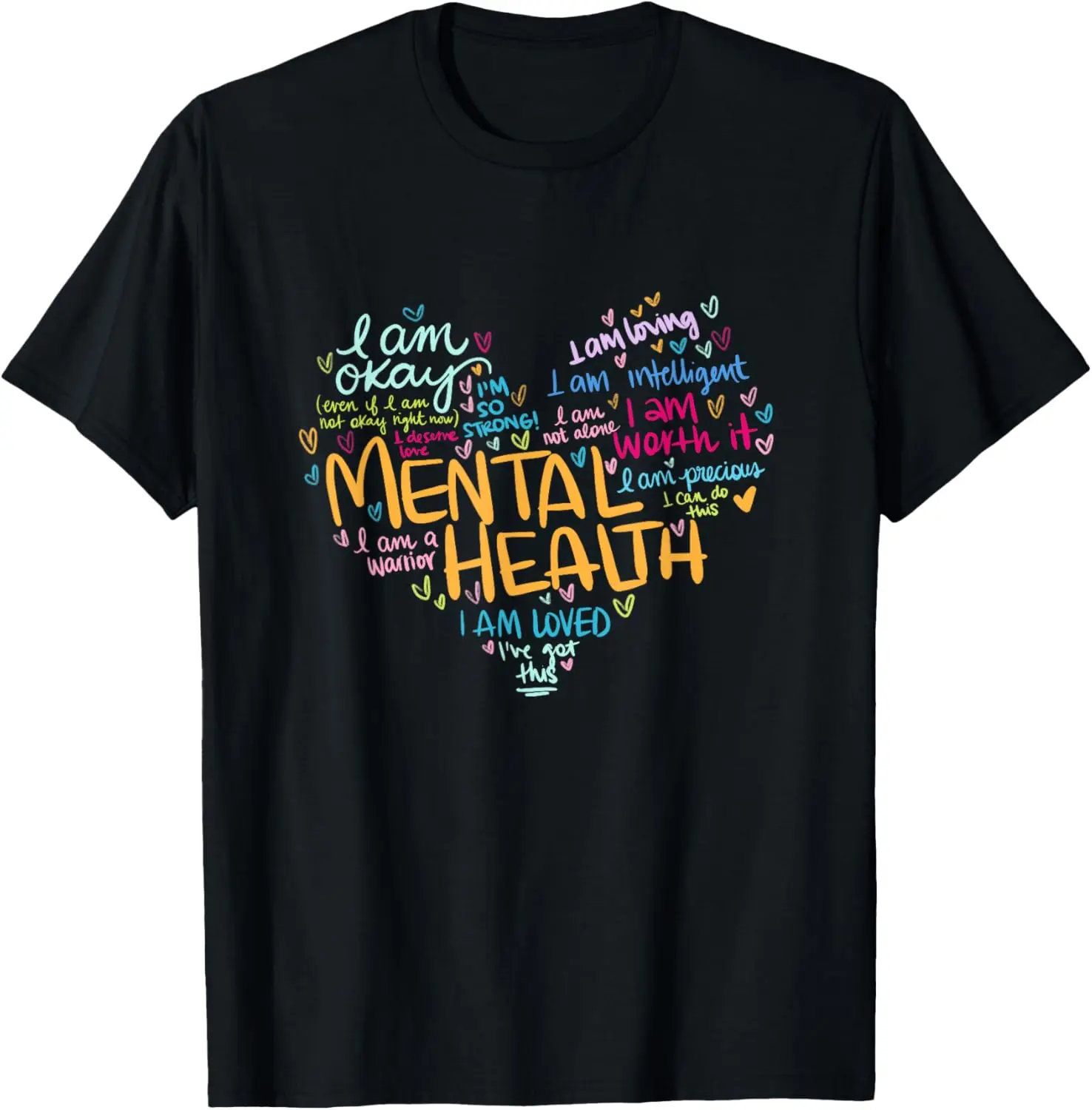 Cotton(pure) Mental Health Awareness Gifts Depression T-Shirt