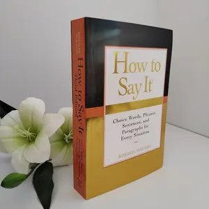 How to Say It Book, Large Size Writing Guide, English Letter Writing Skills, Rhetoric Practice, Written English Improvement