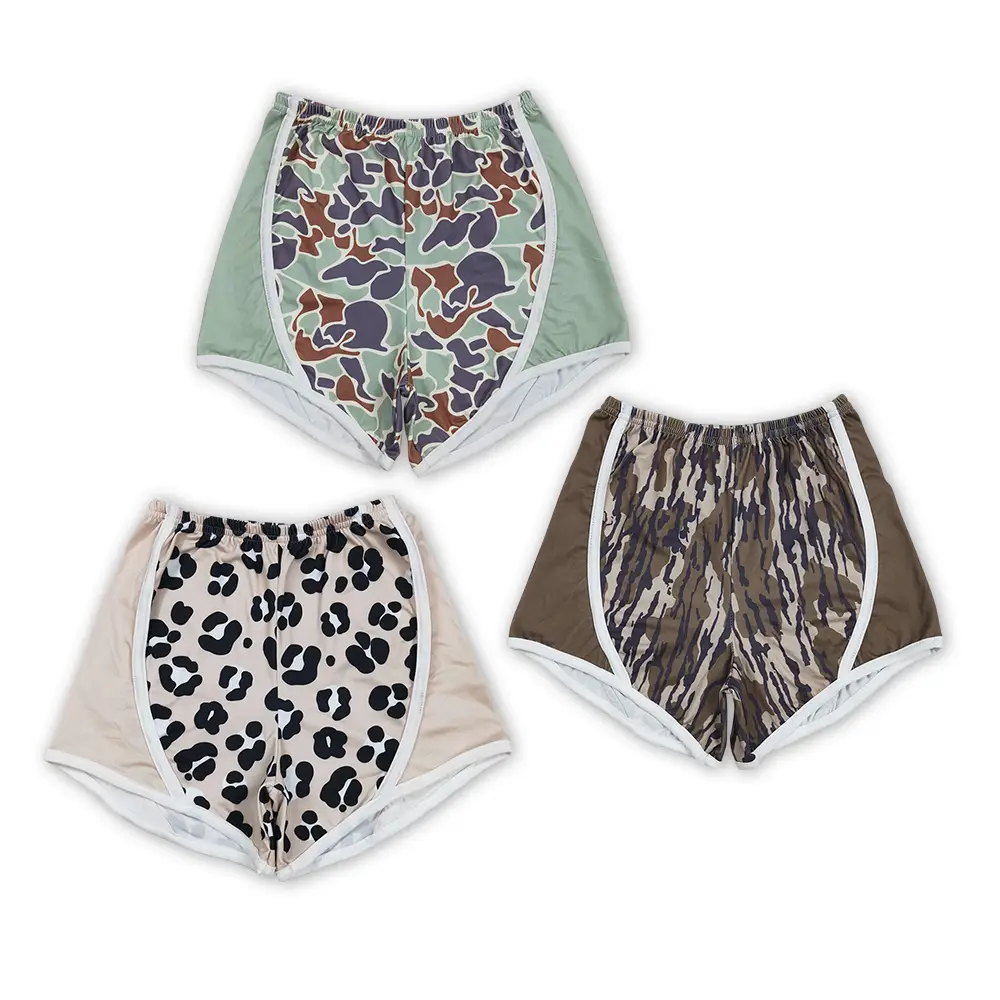 Cute Kids Clothes Hunting Camo Milk Silk Baby Girls Shorts