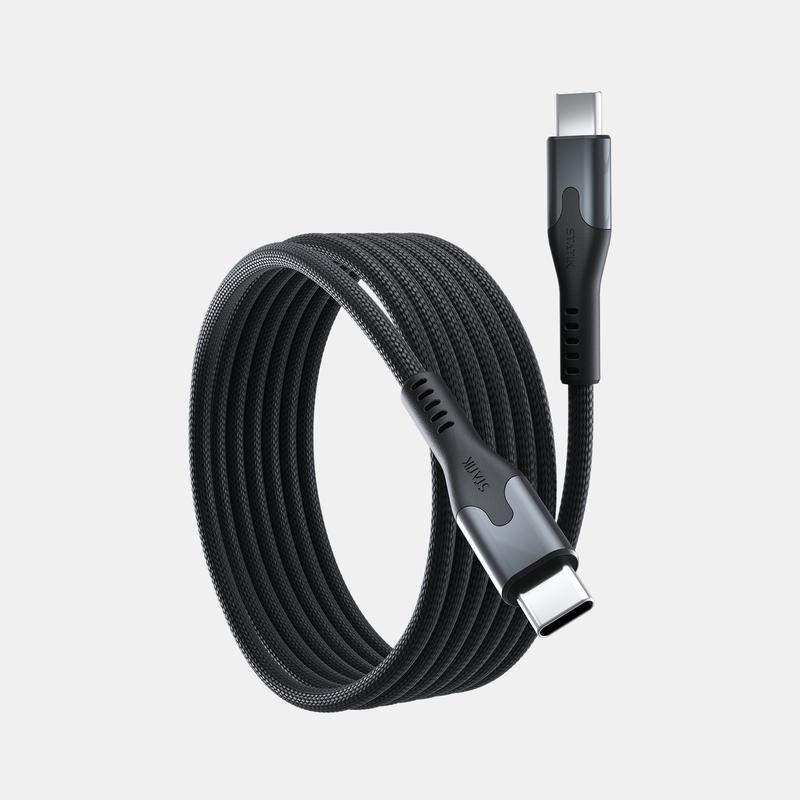 MagStack® Pro | Fast Charge & Data Cable | Tangle-Free Magnetic Nylon