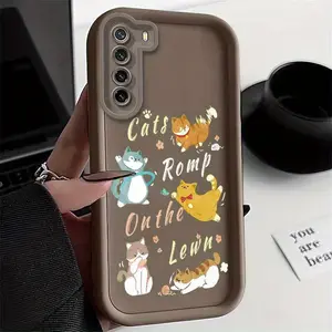 1 Piece Note8 Romp Cats Silicone Design Shockproof Protection Made For Redmi Note 8 Ideal For Casual