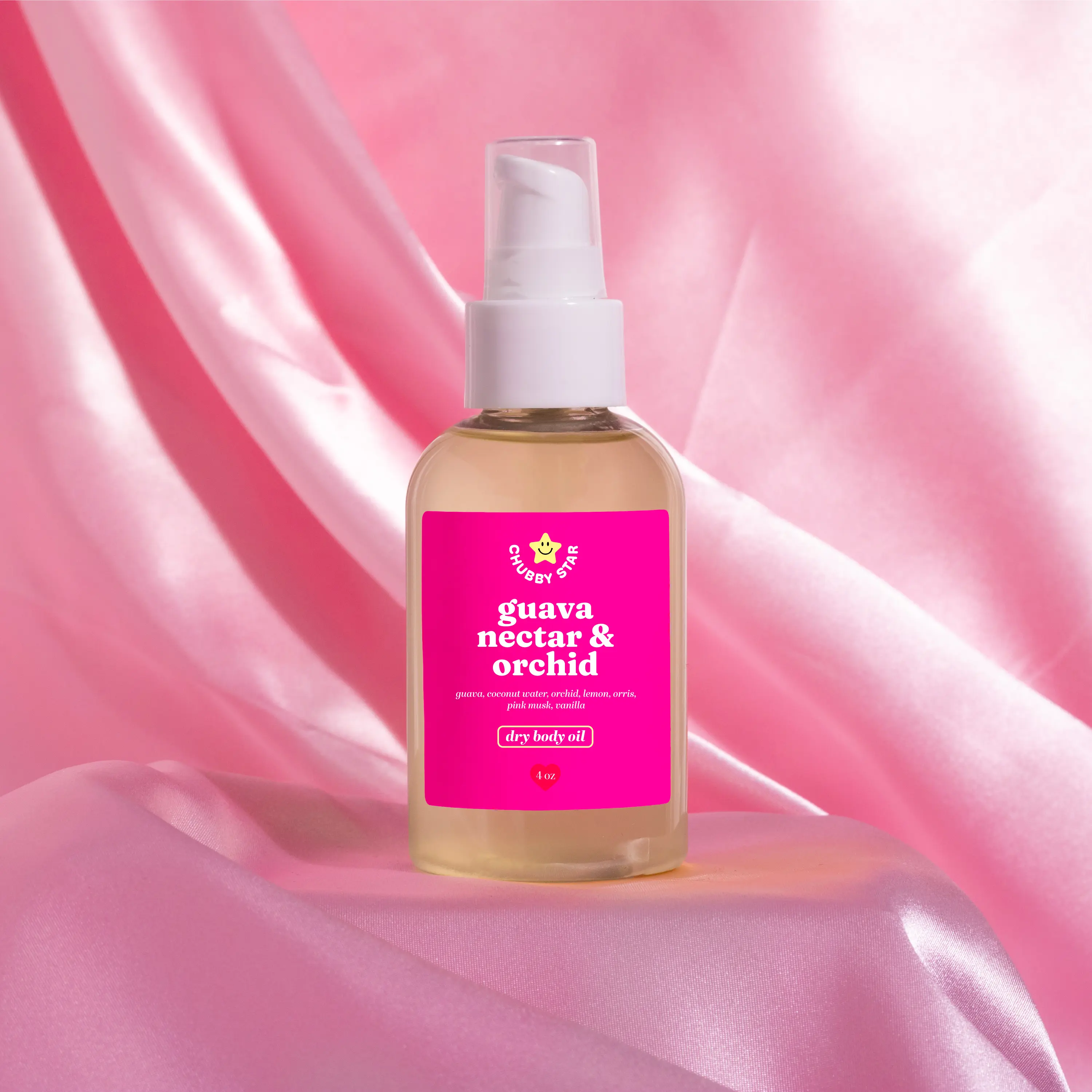 Guava Nectar & Orchid Scented Body Oil - Fruity Tropical Sweet Scent - 4 oz Dry Body Oil for Moisturized Non-Greasy Feel