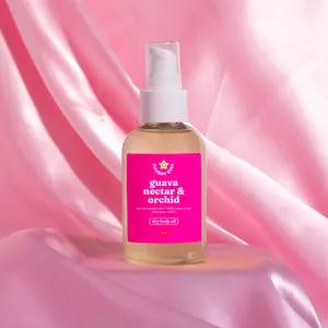 Guava Nectar & Orchid Scented Body Oil - Fruity Tropical Sweet Scent - 4 oz Dry Body Oil for Moisturized Non-Greasy Feel
