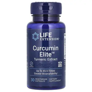 Life Extension Curcumin Elite, Turmeric Extract, 30 Vegetarian Capsules