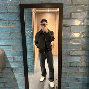 forfooo baggy jeans for men Best Jeans   Men's Relaxed Wide-Leg Jeans Low-Rise Casual Style Workwear-Inspired Knees Streetwear Aesthetic Y2K Straight-Leg Washed Distressed Vintage Black Denim Plain Relaxed Pants Men's Workwear Pants