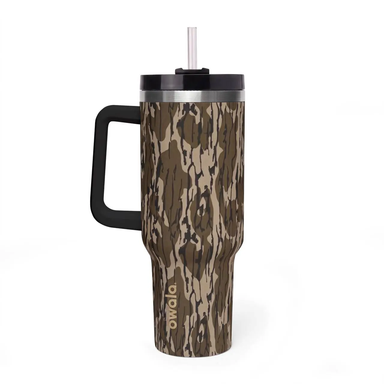[On Sale] Owala Camo 40oz Bottomland Camo Stainless Steel Insulated Travel Tumbler with Handle and Magnetic Lid. Leak Resistant