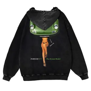 380g Autumn Hoodie The Dream Model 911 Unisex Fit Vintage Washed Hoodie Oversized Streetwear, Soft Oversized Fit, good graphic hoodies, Streetwear graphic Hoodies, Vintage style, Racing Style, Race Day, Car Meet, Gift for Boyfriend, Men's gifts