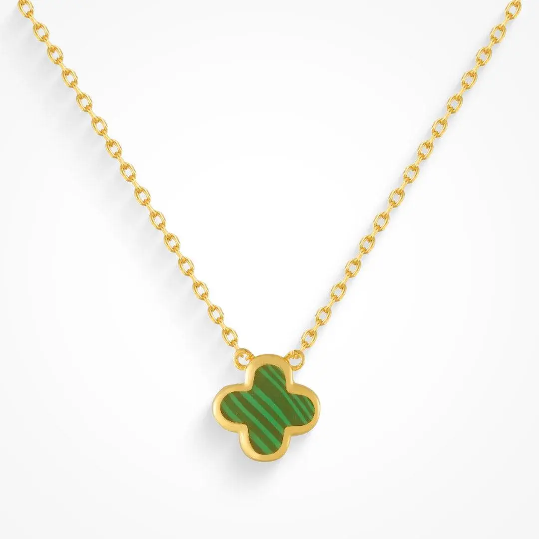 EVRY JEWELS Gold or Silver Plated Women's Waterproof Lucky Necklace EVRY JEWELS Gold or Silver Plated Women's Waterproof Lucky Necklace