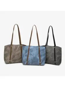 Casual large-capacity high-end bag, new women's bag, fashionable and versatile for commuting, shoulder bag, tote bag