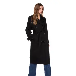 DOUBLE KNIT TRENCH COAT
