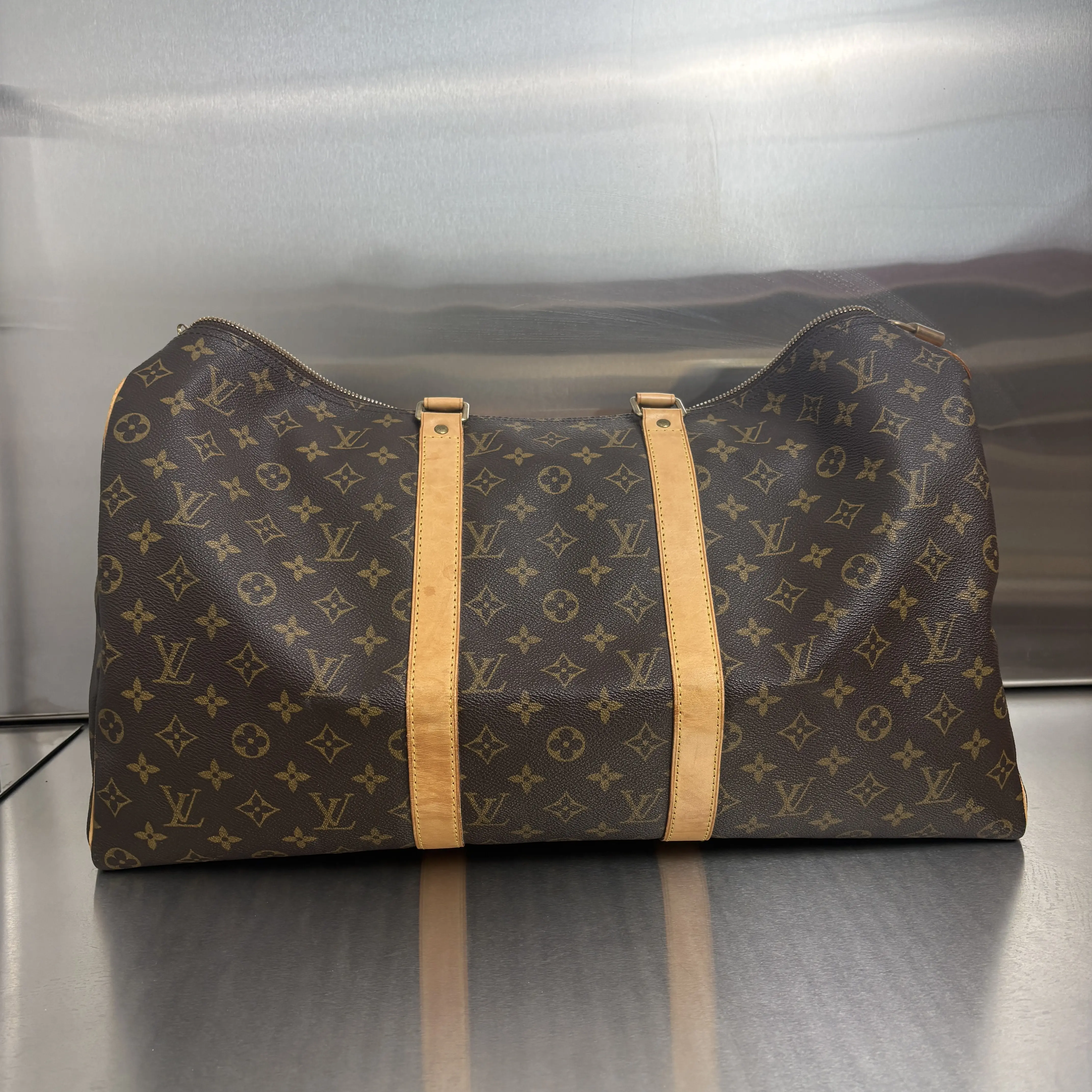 Pre-owned Canvas Travel Bags Louis Vuitton Keepall 45 Handbag