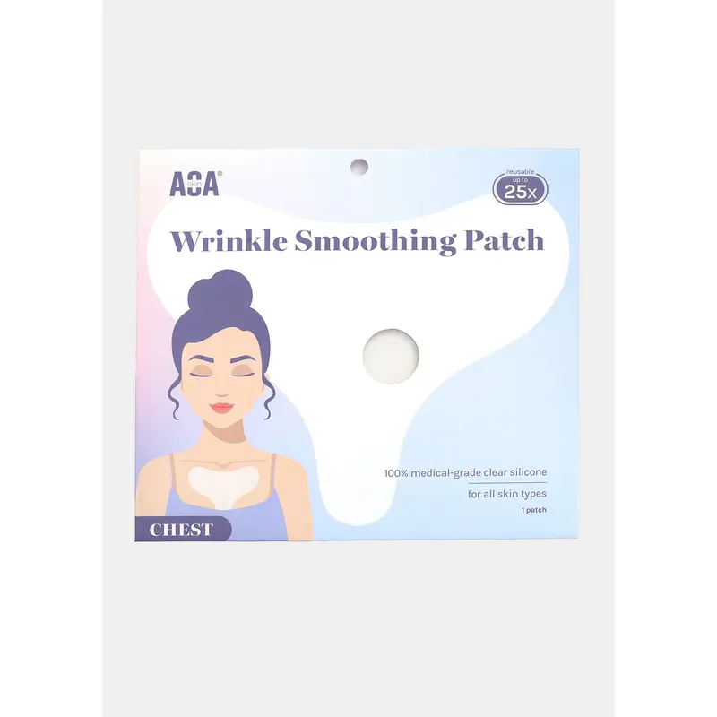 AOA Silicone Anti-Wrinkle Reusable Patch - Chest Area, Locks Moisture for Beauty & Personal Care Facial Beauty Device