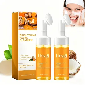 Turmeric Cleansers, 2 Counts/set Deep Cleansing Facial Skin Care, Moisturizing Facial Skin Care Product for Women & Men, Kojic Acid Cleanser tiktokshopspringglowup Moisturize Hydrate