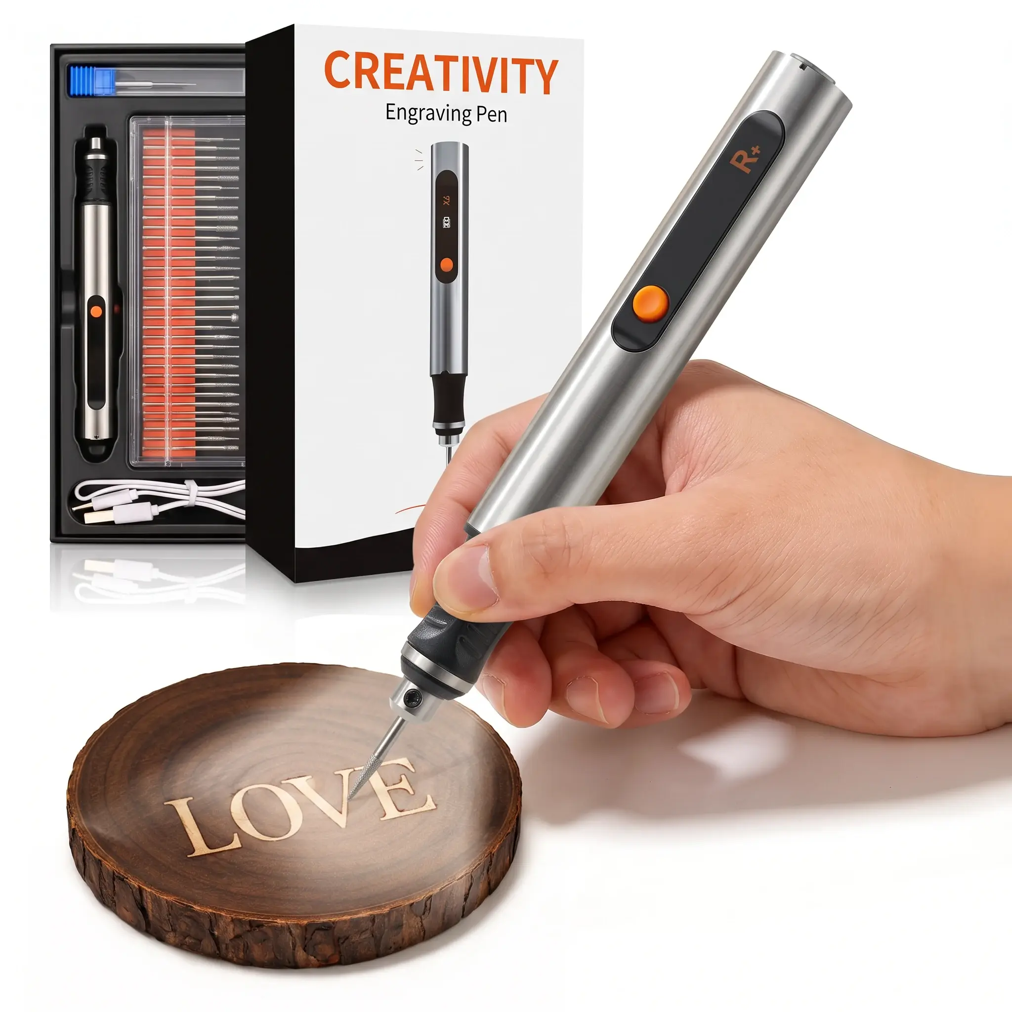 Cordless Rechargeable Engraving Pen, Tools and Gadgets, 3-Speed Etching & Carving Tool Kit  USB Charging Cable & Manual, Portable Electric DIY Crafting Engraver