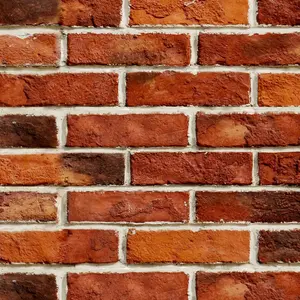 Brick Wallpaper Peel and Stick Red Brick Wallpaper for Bedroom 17.7" X 118" Faux Peel and Stick Wall Paper for Fireplace Kitchen Accent Home Decoration Party Brick Wrapping Paper for Backsplash Abyssaly