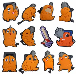 Cartoon Croc Shoe Charms for Kids Boys Girls Women Men PVC Wristband Sandals Clog Accessories Party Favor with Dragon and Character Designs