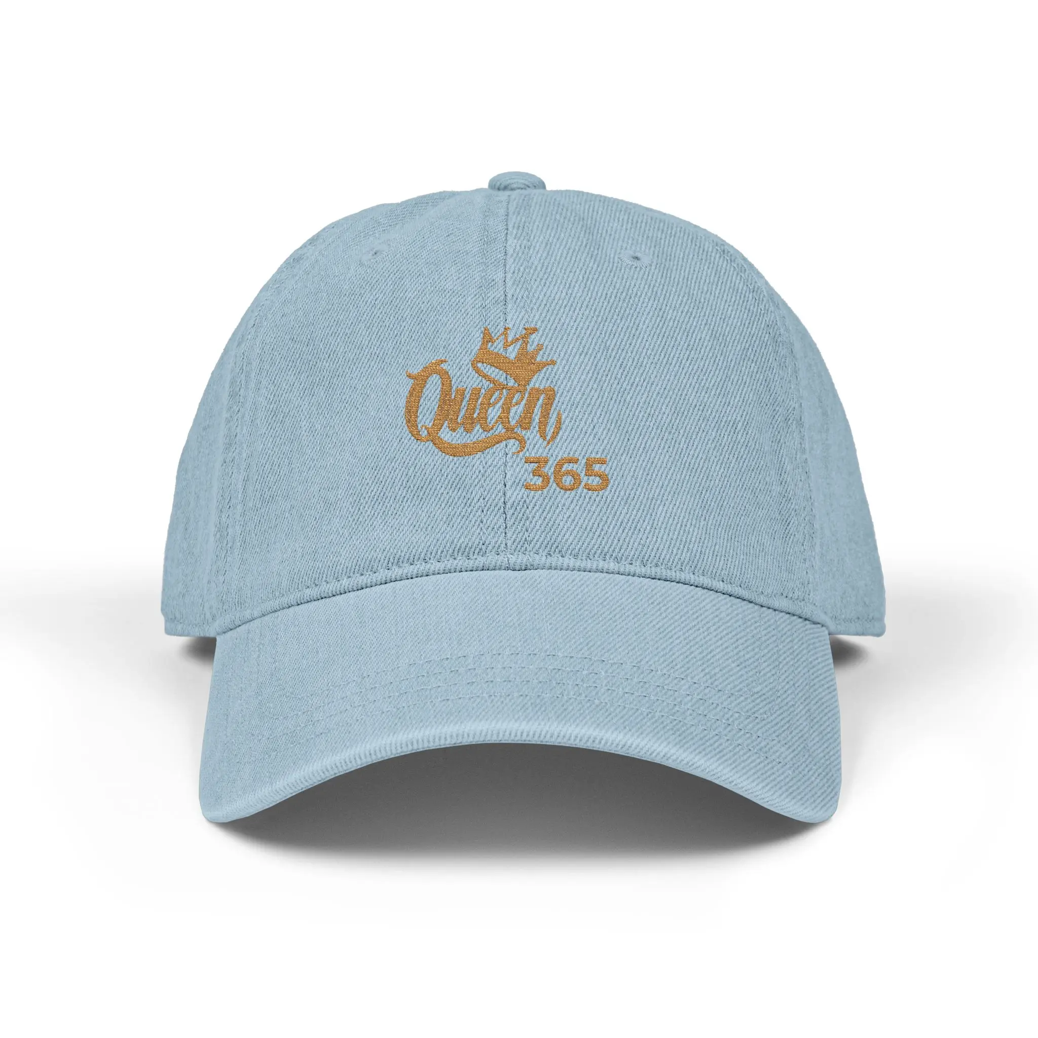 Queen 365 Denim Hat | Embroidered Baseball Cap