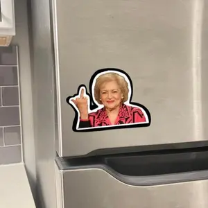 Golden Girls Magnet, Stay Golden Quote, 80s Nostalgia Fridge Magnet, Funny Betty White Fridge Magnet, Movie Gift, House Gift Idea Betty White Rose Blanche