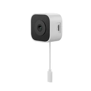 2K Color Night Vision Window Camera AI Person Motion Detection 16X Digital Zoom 2.4GHz WiFi Support Cloud SD/TF Card(not include) Works With Alexa Google Assistant window camera