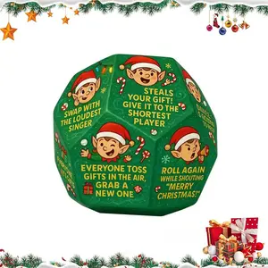 1/2PCS Hilarious Santa Swap Gift Exchange Dice, Exchange Gifts Dice, Christmas Stocking Stuffers Gift Exchange Dice Games for Family Party, Gifts for Xmas, Birthday, Party and Family Night, Holiday