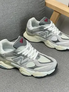 Men's & Women's Dad Shoes Spring Autumn Retro N-Style Running Sneakers, Casual Patchwork Leather Textile, Medium Width, All Seasons, Athletic Running Shoes