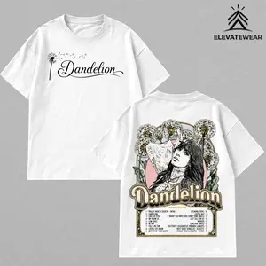 Ella Langley Dandelion Album Vintage Oversized Graphic T Shirt – Country Music Aesthetic Floral Retro Design, Tracklist Back Print, Soft Heavy Cotton Unisex Tee, Western Style Casual Streetwear Top, Gift for Ella Langley Fans
