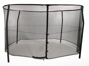 14ft Trampoline Enclosure System for 4-Leg Trampolines - ENCLOSURE SYSTEM ONLY - No Trampoline